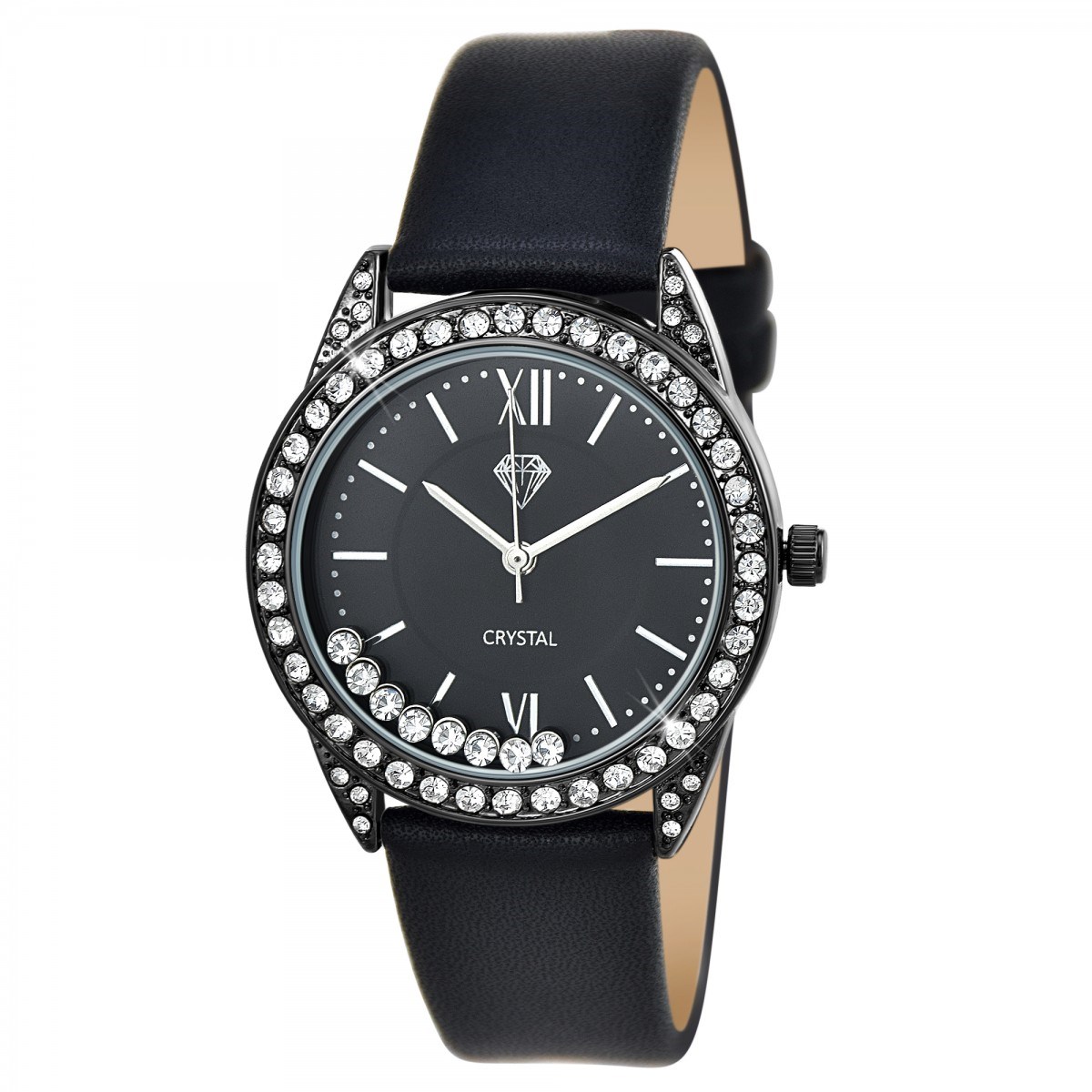 Montre Elly élégante ornée de Cristaux scintillants SC Crystal