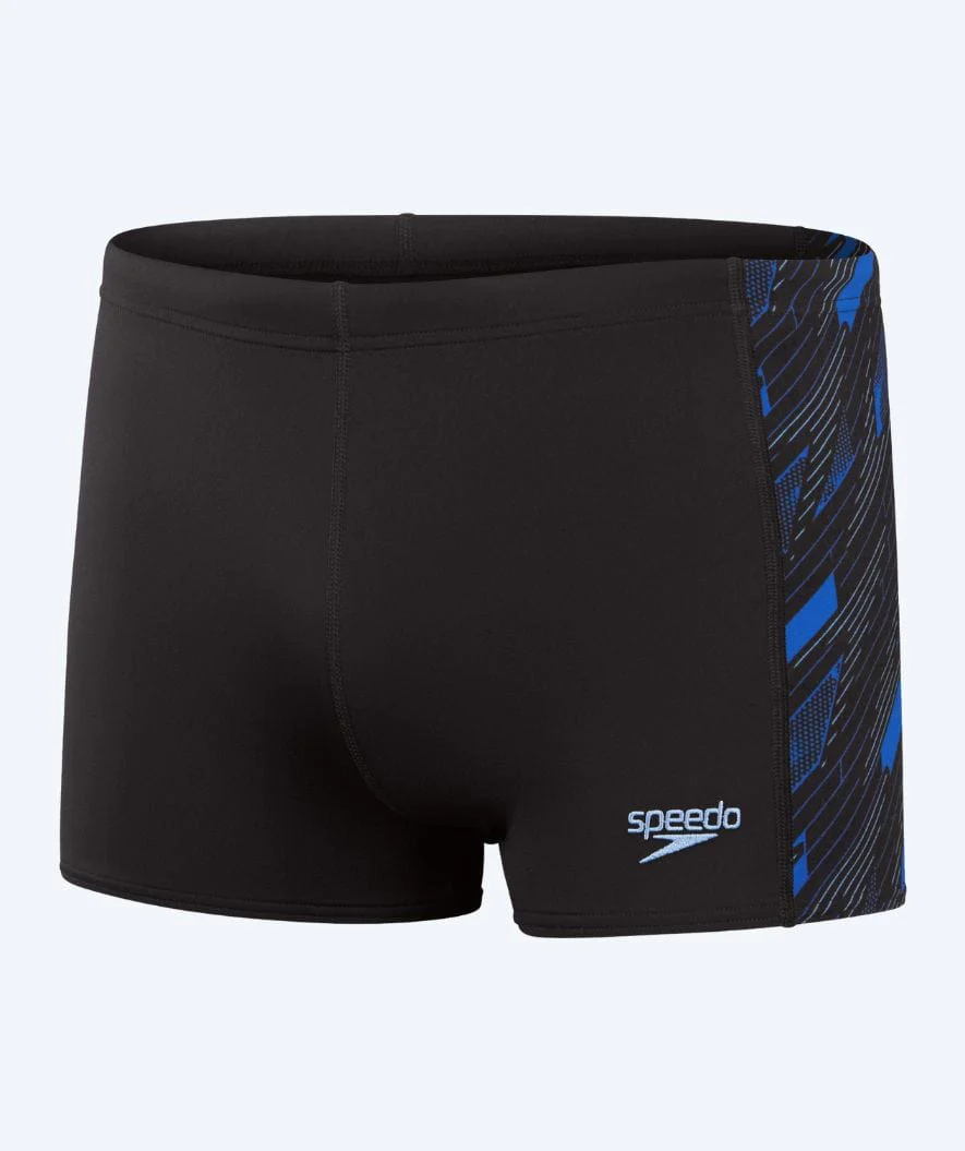 Speedo aquashorts til mænd - Hyperboom Panel - Sort/mørkeblå