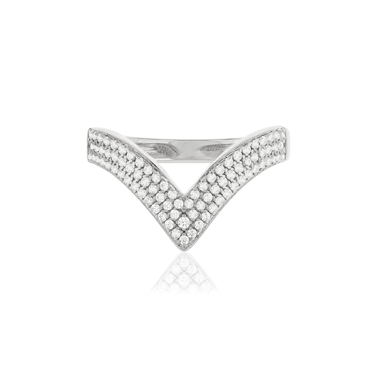 Bague argent 925 zirconias