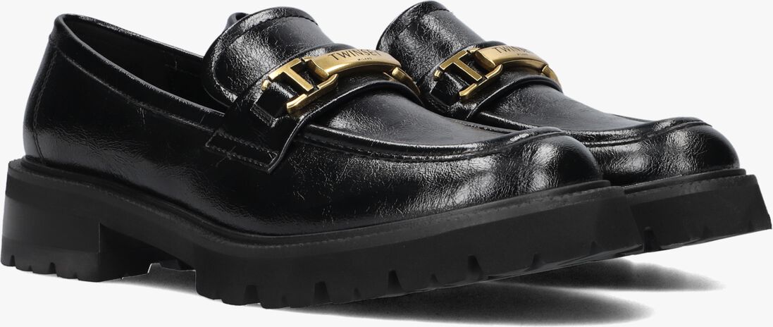 zwarte twinset milano loafers 252tgt080