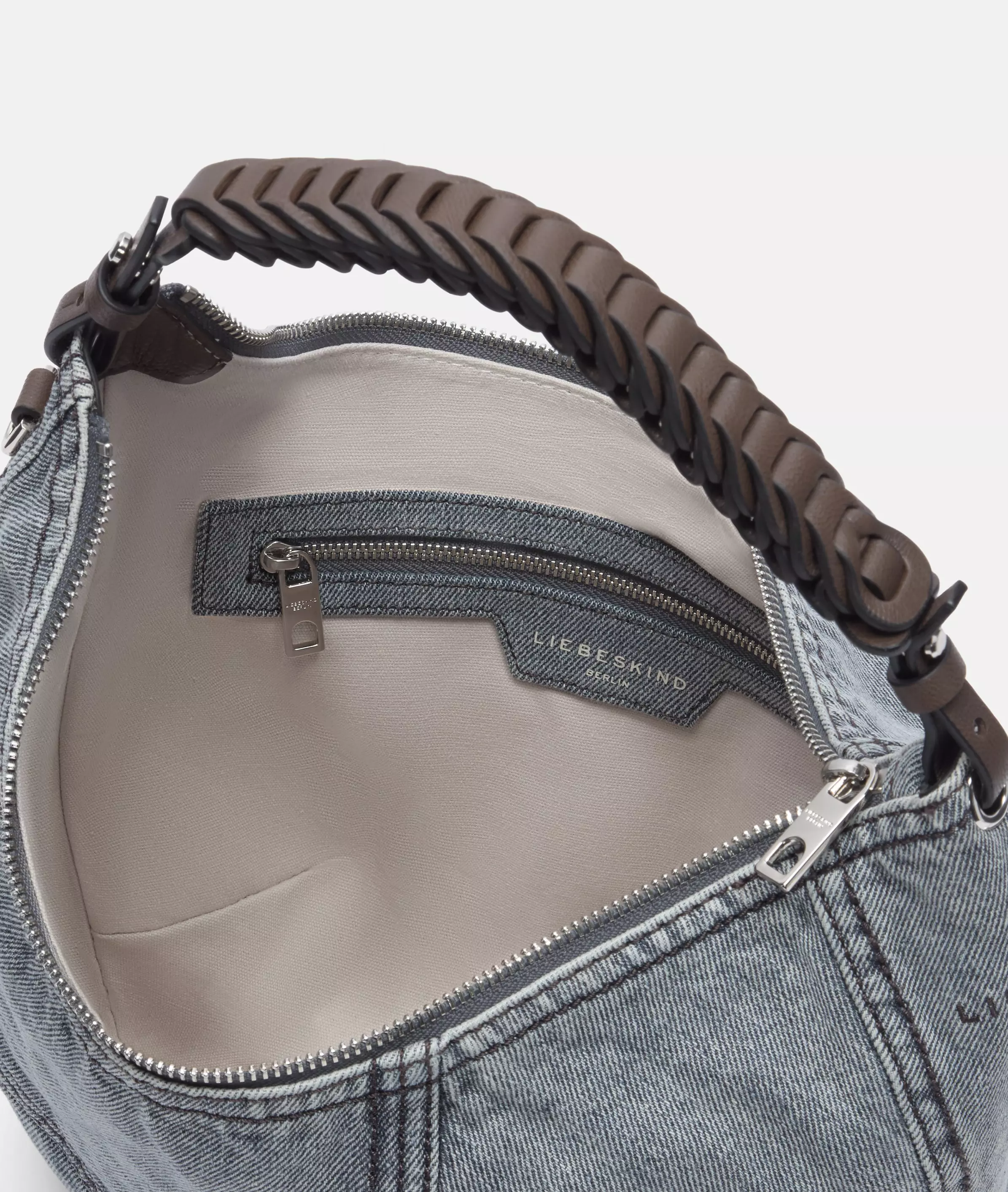 Denim Luna Hobo S Handy hobo bag made from denim