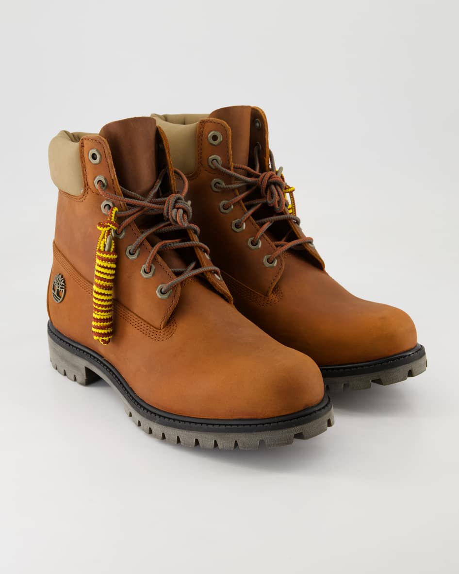 Timberland 6 in Lace Waterproof Schnürstiefel in Braun