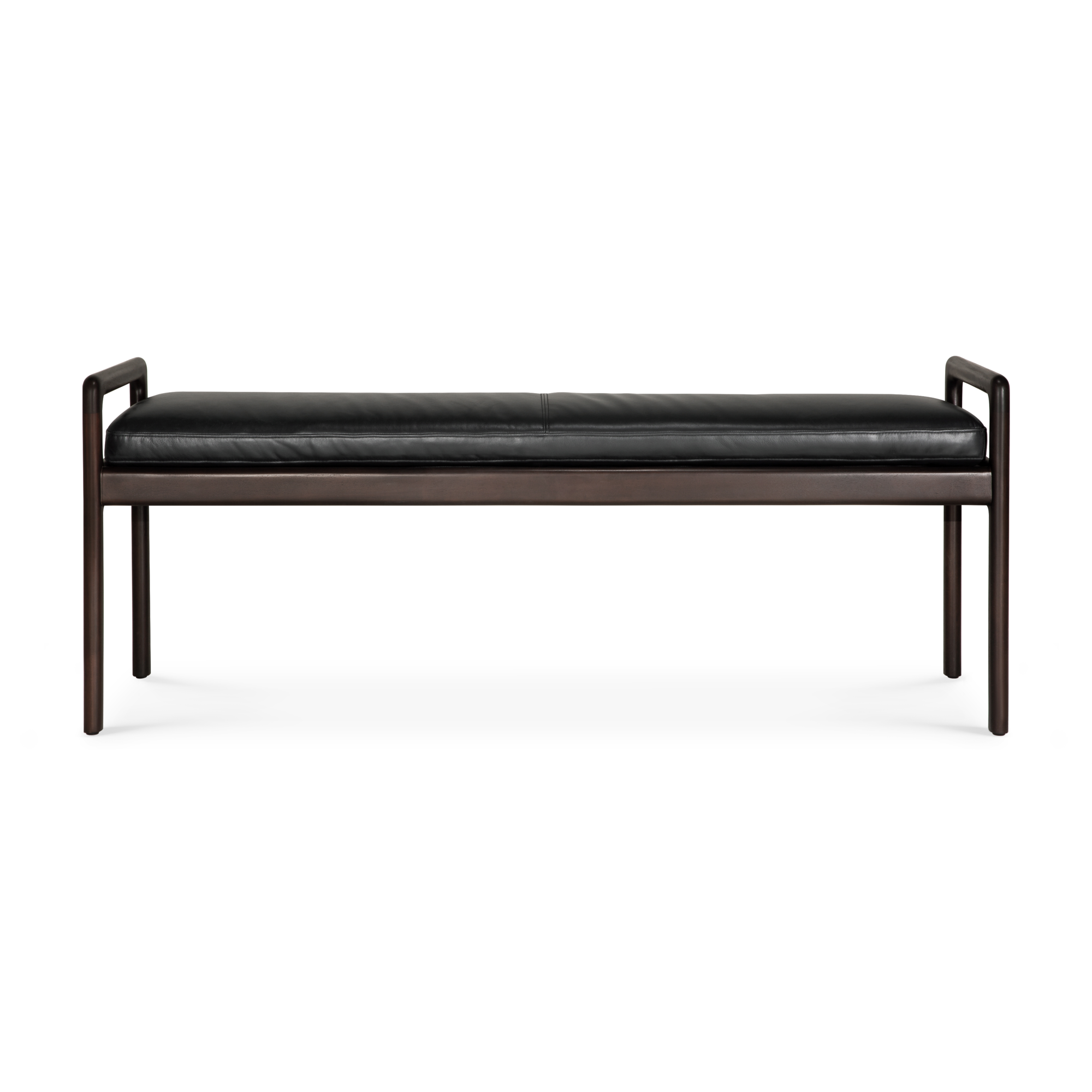 Ethnicraft - Jack bank 150 - zwart leer