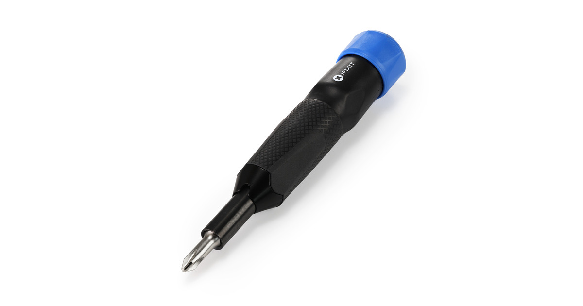 iFixitNarwhal - 6 in 1 Schroevendraaier bitset  (Zwart/blauw)