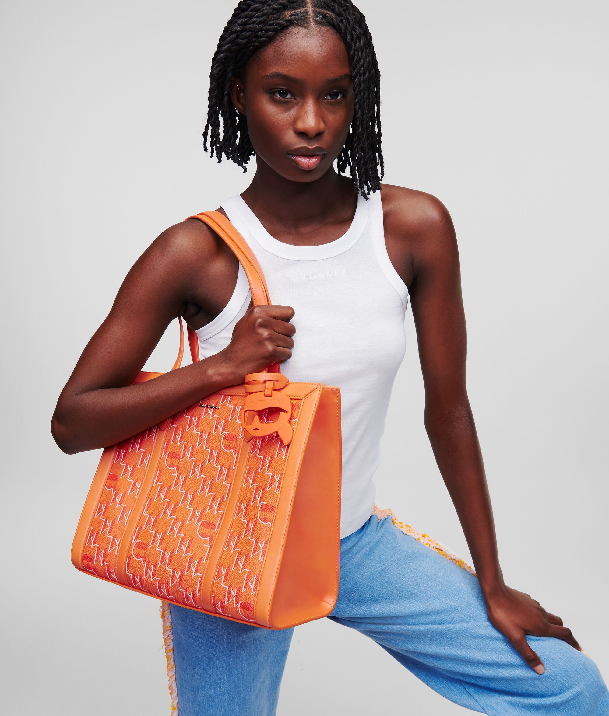 SAC CABAS EN TOILE ENDUITE K/IKONIK MONOGRAM