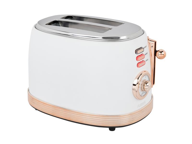 FURBER Toaster Monroe Rosegold Gleichzeitiges Rösten von 2 Toastscheiben