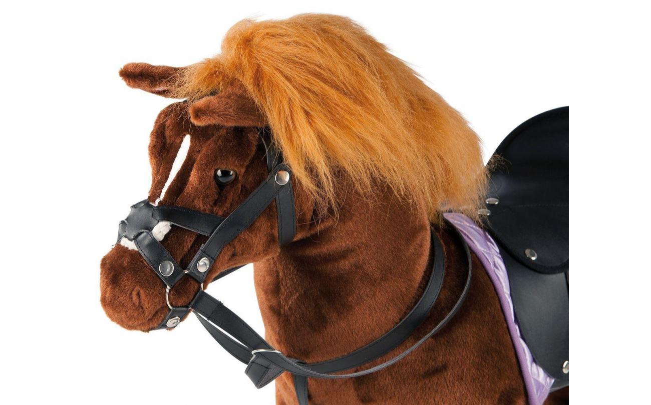 Zitpaard springpaard met zadel en geluid