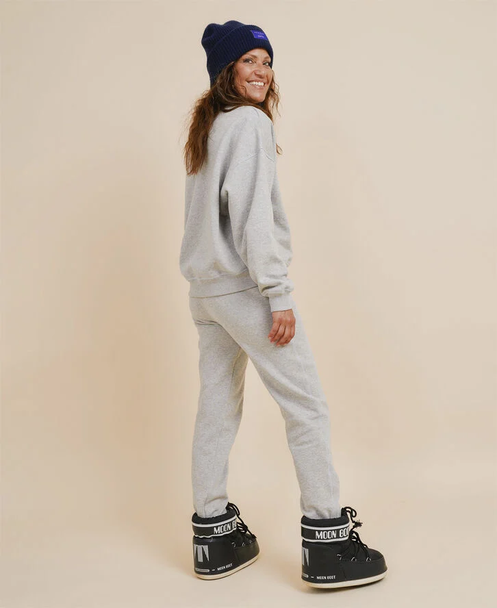 Cartel Copenhagen Avalanche Logo Sweatshirt - Grey Melange Lysegrå
