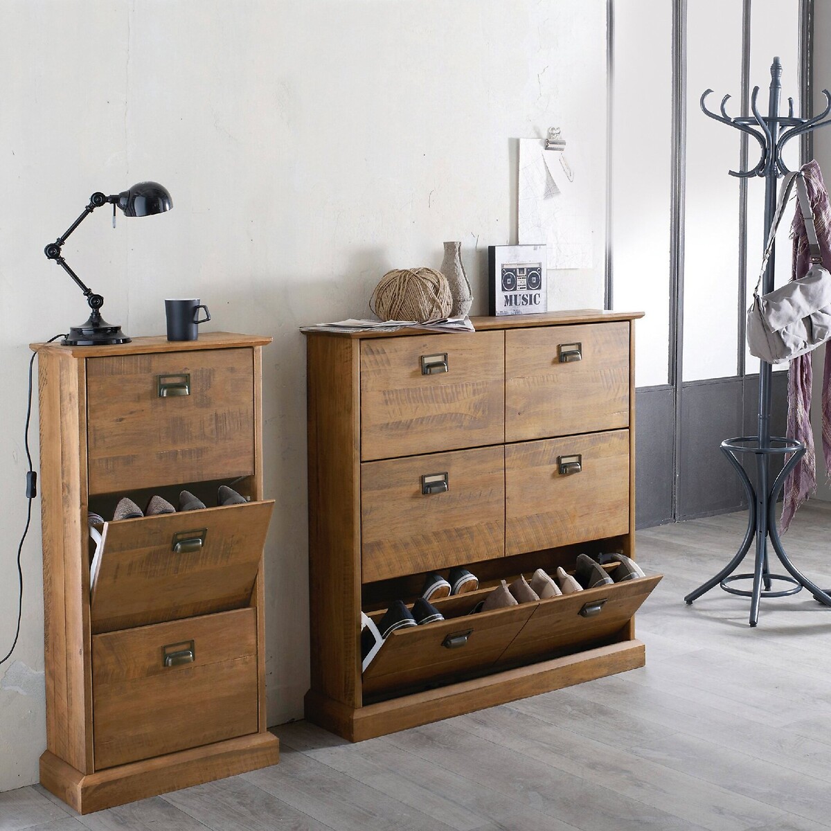 LA REDOUTE INTERIEURS<br>Sapateira Lindley, 3 portas de abrir