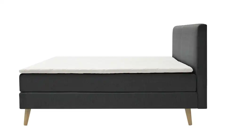 Boxspringbett Greta Anthrazit H2 & H3 160 cm