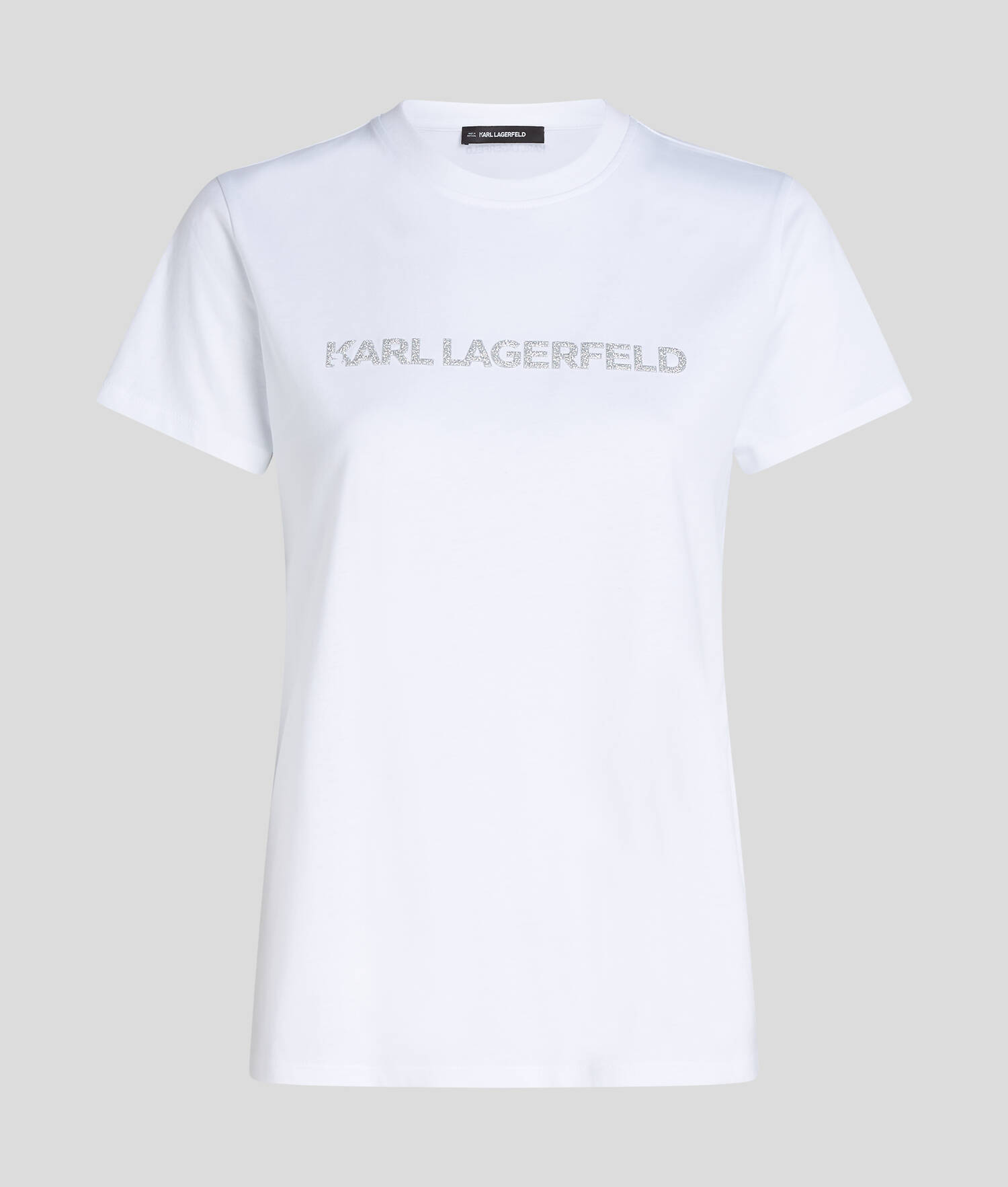 T-SHIRT À LOGO PAILLETTÉ KARL