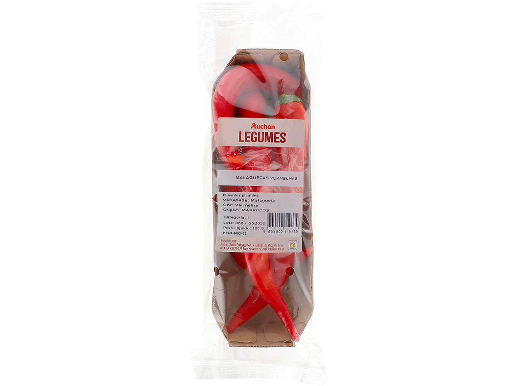 MALAGUETA VERMELHA AUCHAN 100 G