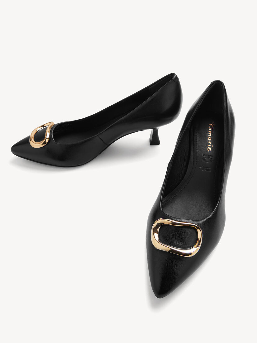 Leren Pumps - zwart