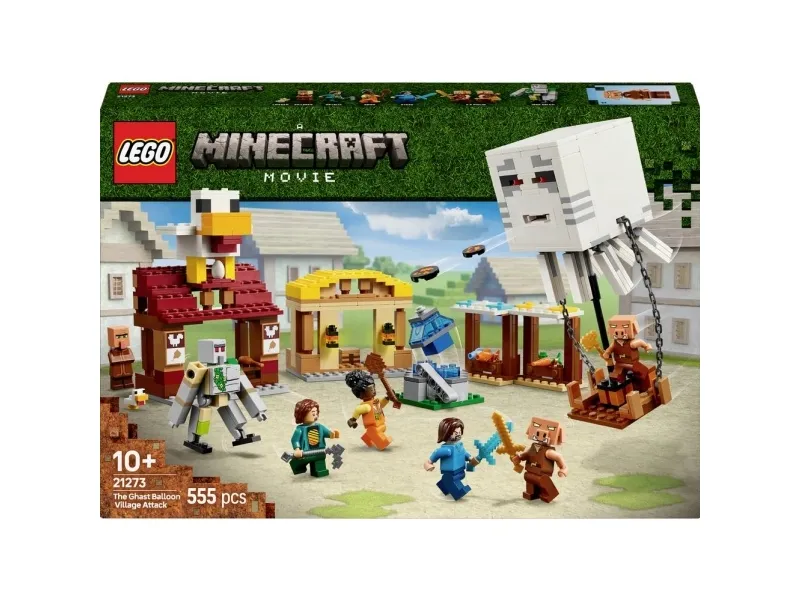 LEGO Minecraft 21273 Ghast-ballonens angreb på landsbyen
