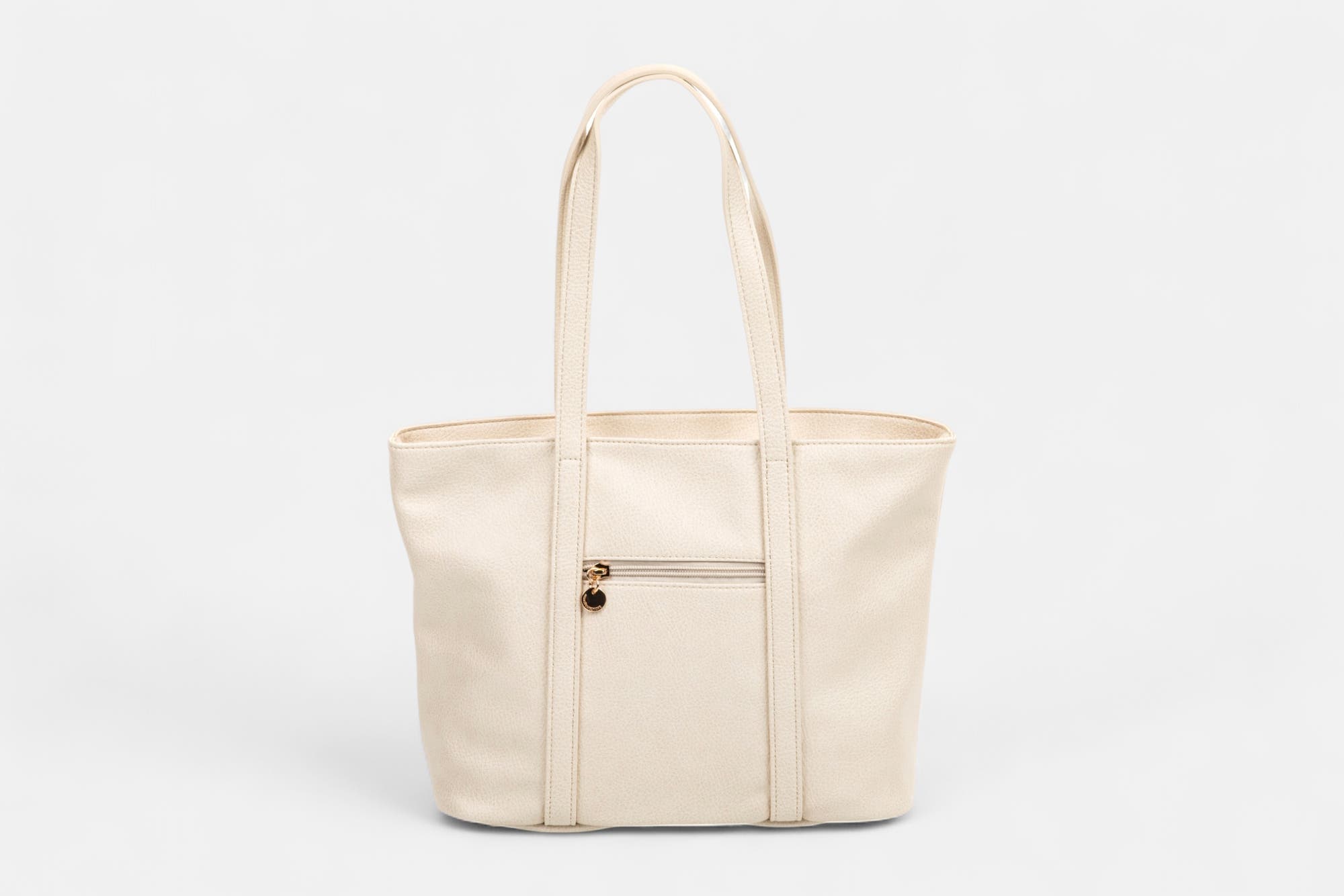 Sac de shopping beige