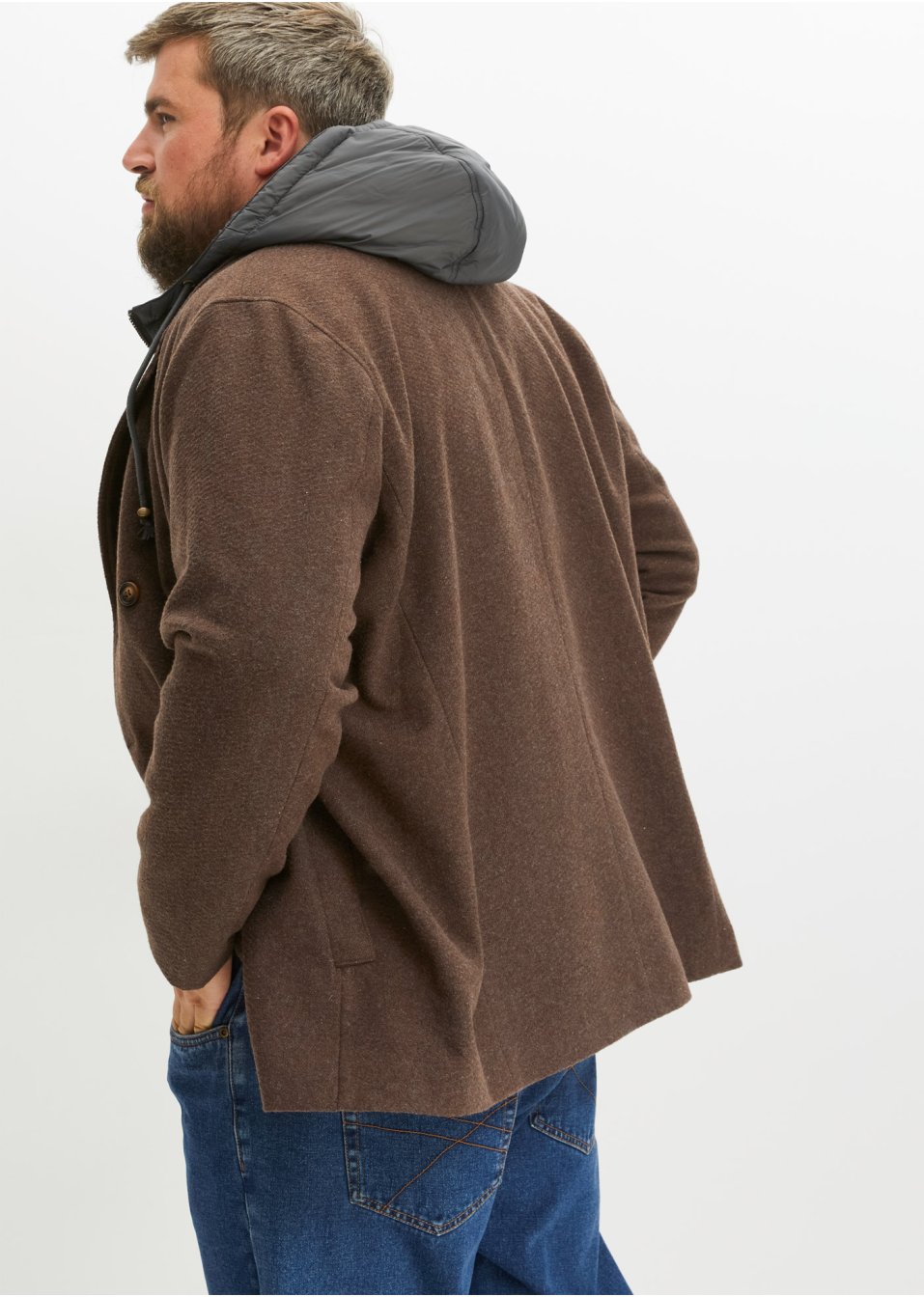 Veste caban d'hiver style 2 en 1