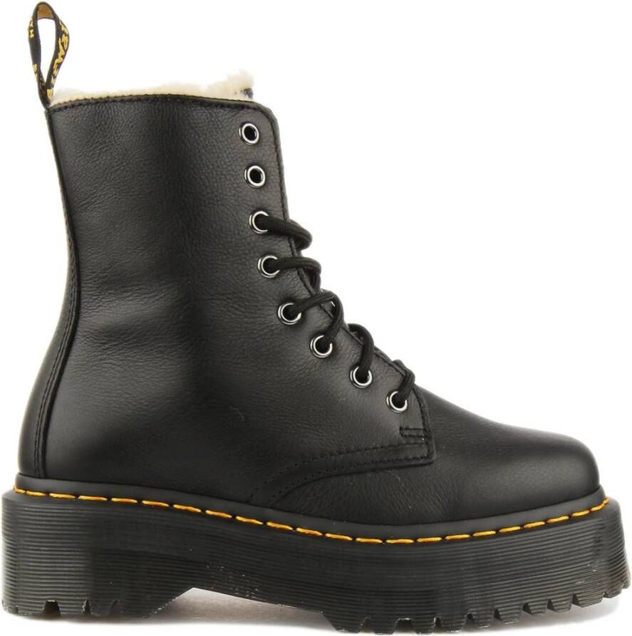 Dr Martens Jadon Faux Fur Lined Platform Boots Dr. Martens Zwart