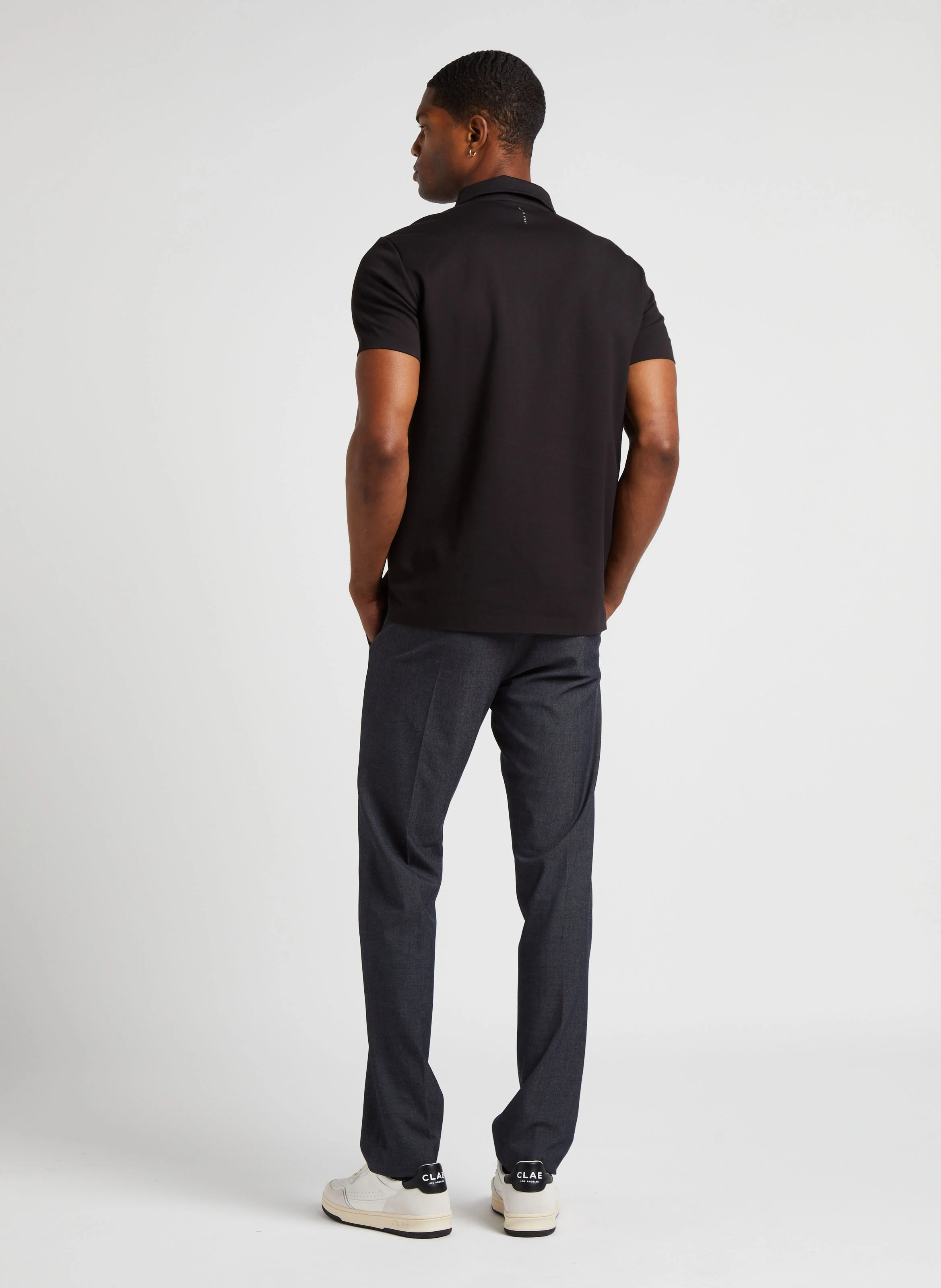 Pantalon de bureau slim | Bleu