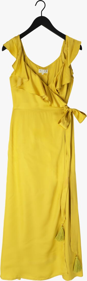 gele nema maxi jurk n162