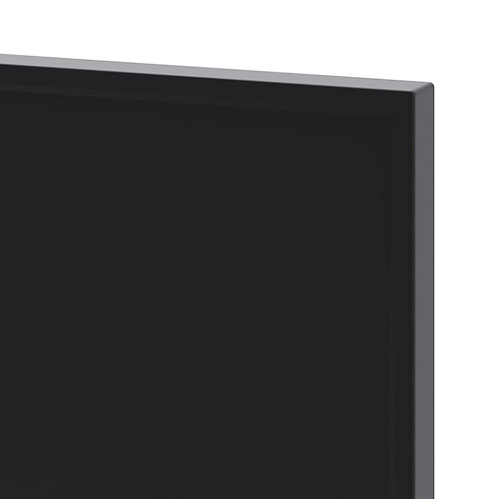 Façade de cuisine 1 porte et 1 tiroir Pasilla noir mat l. 40 cm x H. 72 cm GoodHome
