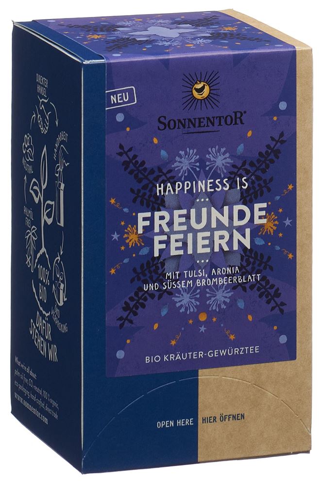 SONNENTOR Happiness is Freunde feiern Tee BIO Btl 18 Stk