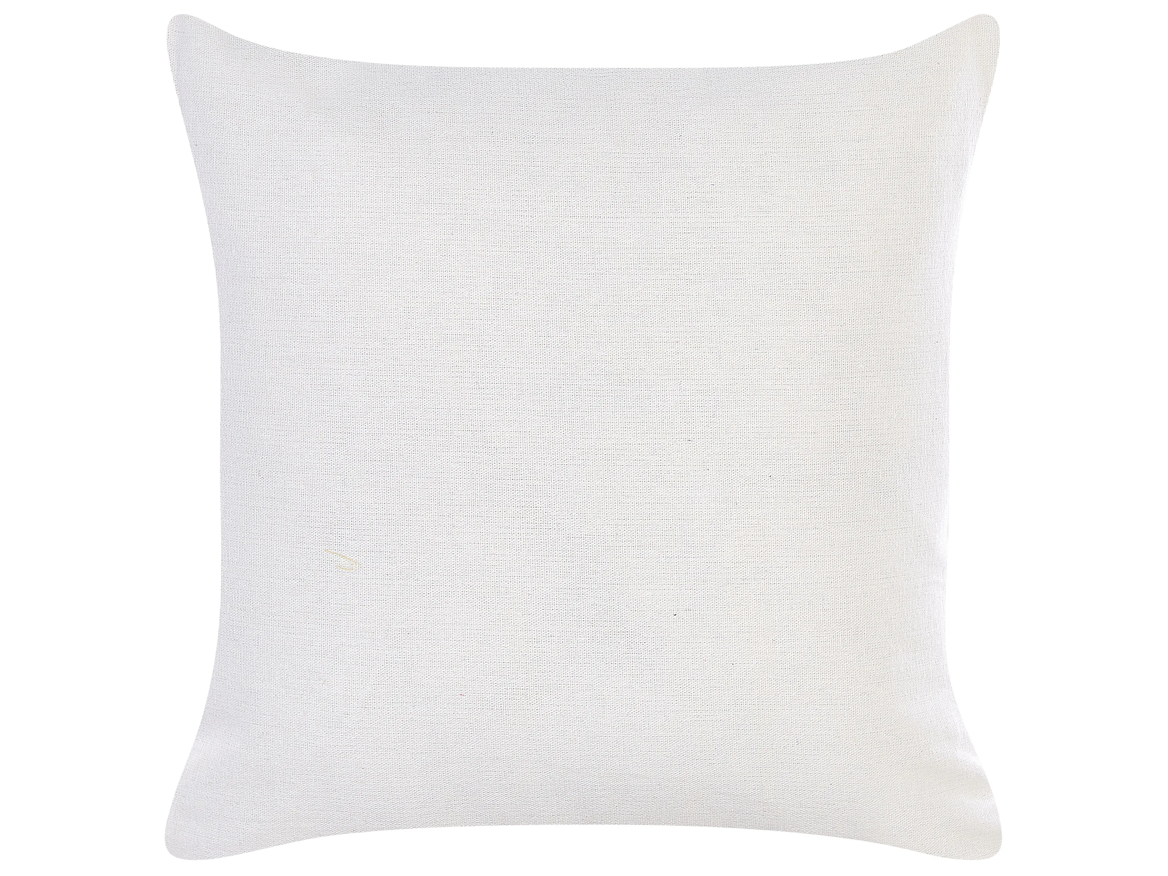 Set van 2 sierkussens CYCLAMEN Fluweel 45 x 45 cm Pastelroze bloempatroon