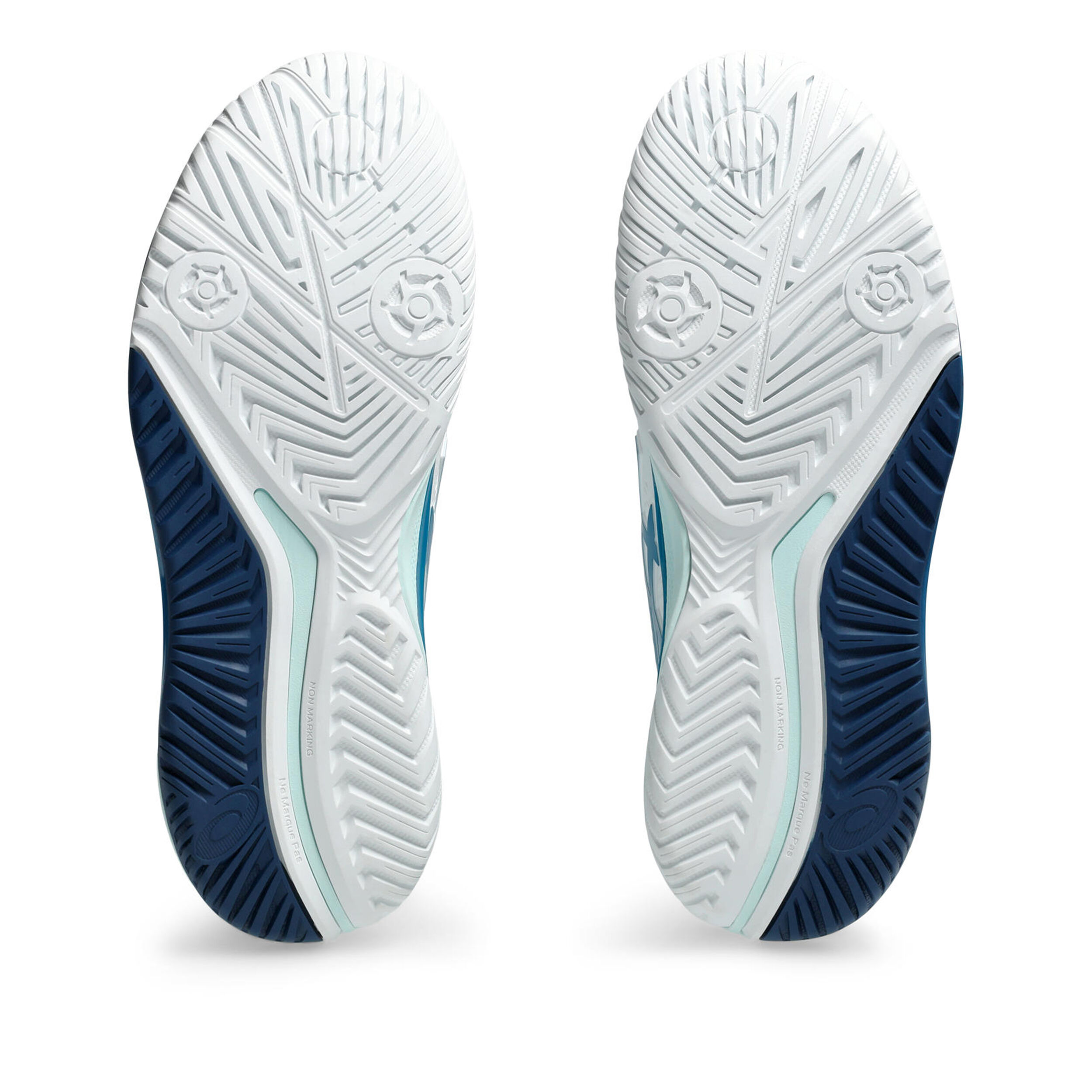 ASICS Gel-Resolution 9 Chaussures Toutes Surfaces Femmes - Blanc , Bleu