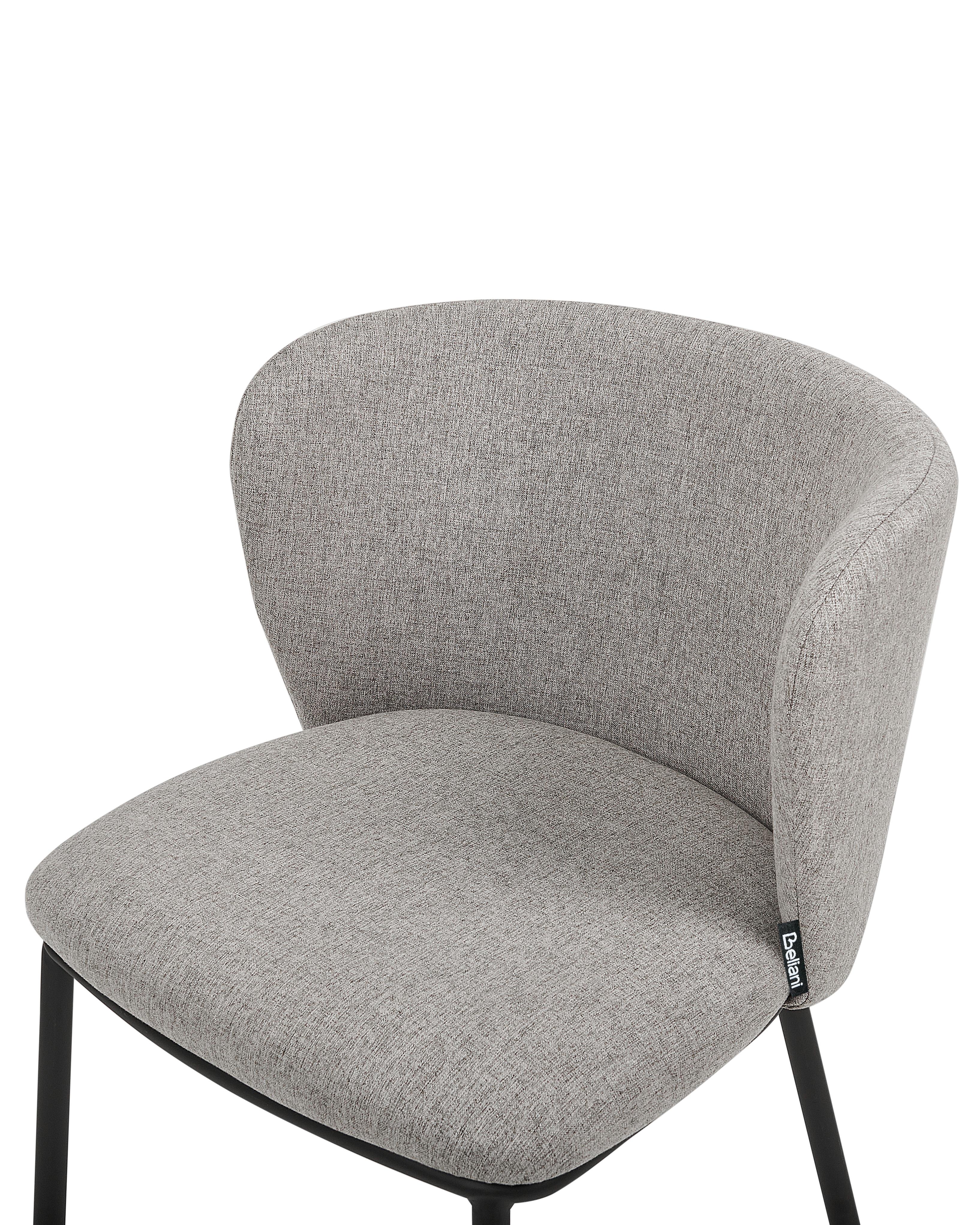 Set van 2 eetkamerstoelen MINA Grijs