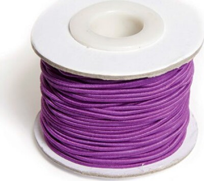 Elastiksnor - Tykkelse 1,2 MM - 25 M - Lilla