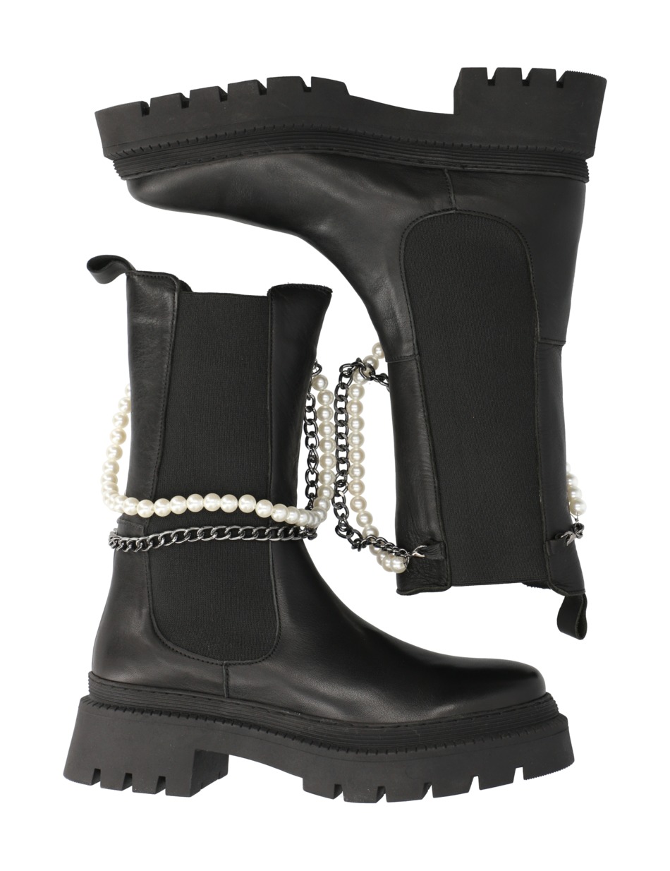 Glattleder Chelsea Boot