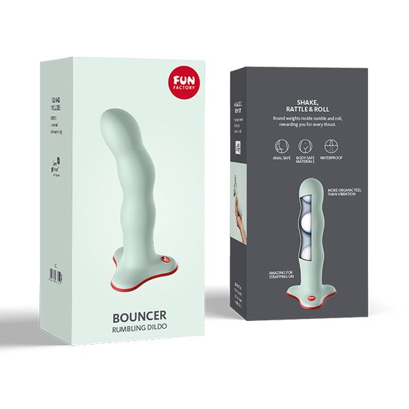 Fun Factory - Bouncer Unique Strap-on Dildo Sage Green