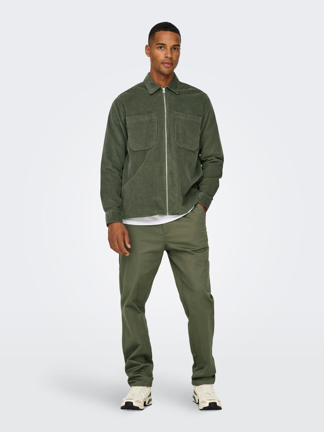 ONSALP Hemd Castor Gray