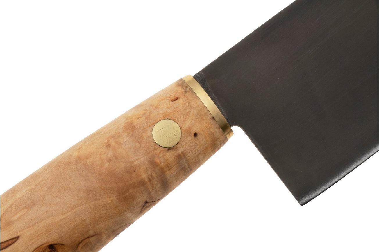 Roselli Santoku Knife R760 Carbon Steel, Curly Birch, santoku, 16 cm