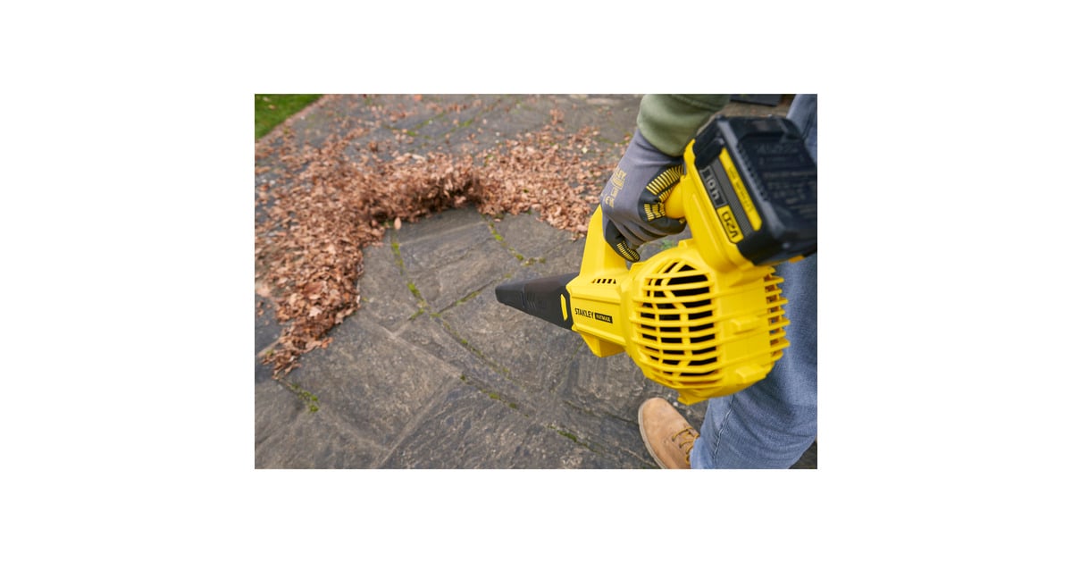 Stanley18V STANLEY FATMAX V20 accu bladblazer - 4.0Ah accu  (Geel/zwart, Accu en lader inbegrepen)