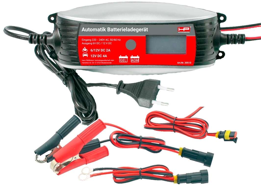 HP Smart Batterieladegerät für Fahrzeuge 6 / 12V