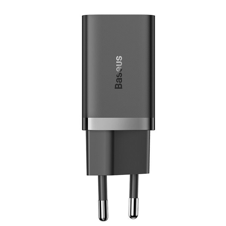 (40W) Dual USB C GaN Ladegerät Fast Charge Netzteil - Schwarz