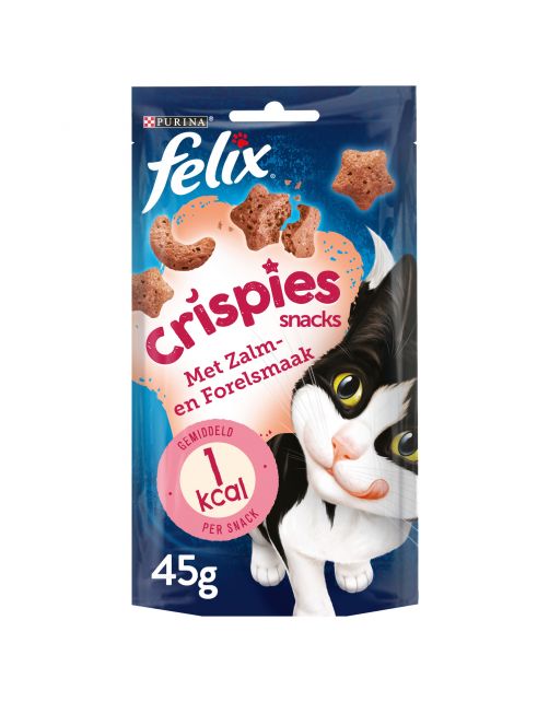 Felix Crispies - Kattensnack - Zalm Forel 48 g