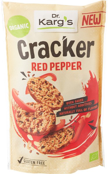Dr. Karg’s Crackers Rode Paprika (85 gr)