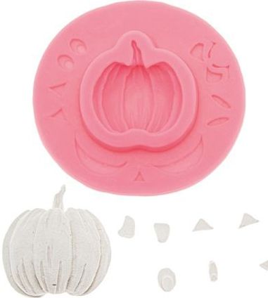 740039-98 Stafil - Siliconen mal Halloween pompoen - 95x90x10mm