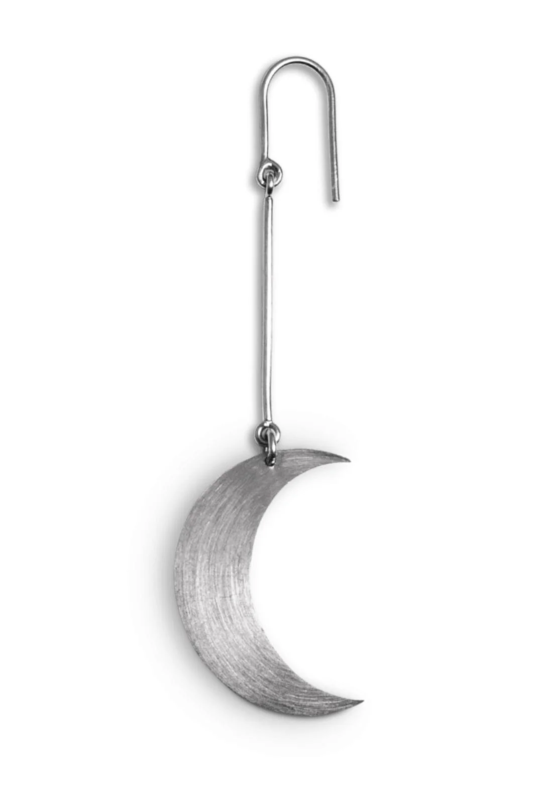 Jane Kønig Half Moon Earring solv