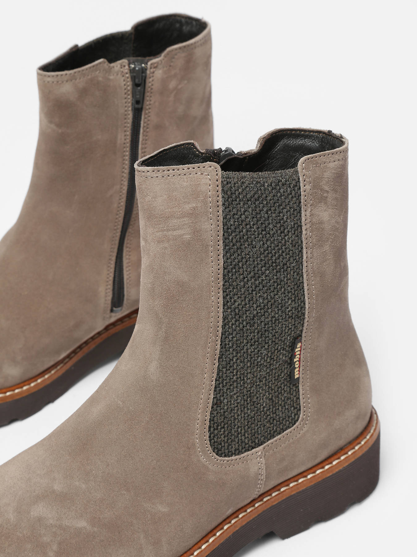 Bottines Evrard Velours en cuir MEPHISTO