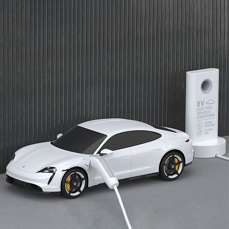 Sharper Image Porsche Taycan Turbo S fjernstyret bil