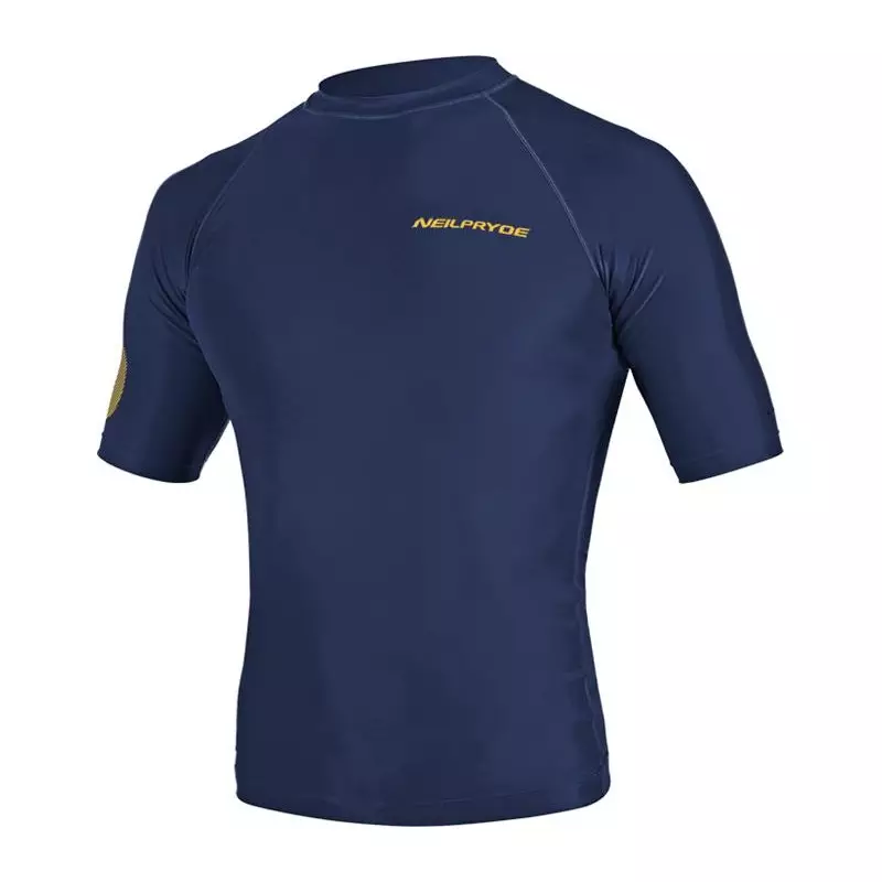 Lycra NEILPRYDE Mission Rash Guard Navy/Yellow