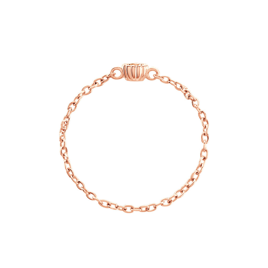Bague Rio Argent Rose Oxyde De Zirconium