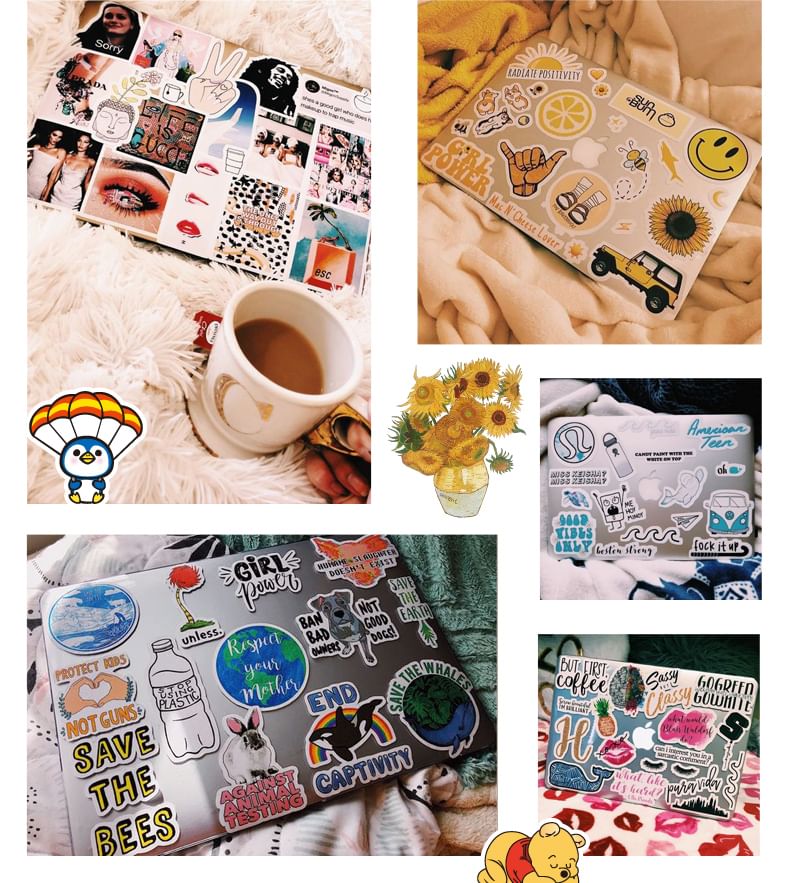 Pivoine - Japanse Ukiyo-e-stickers