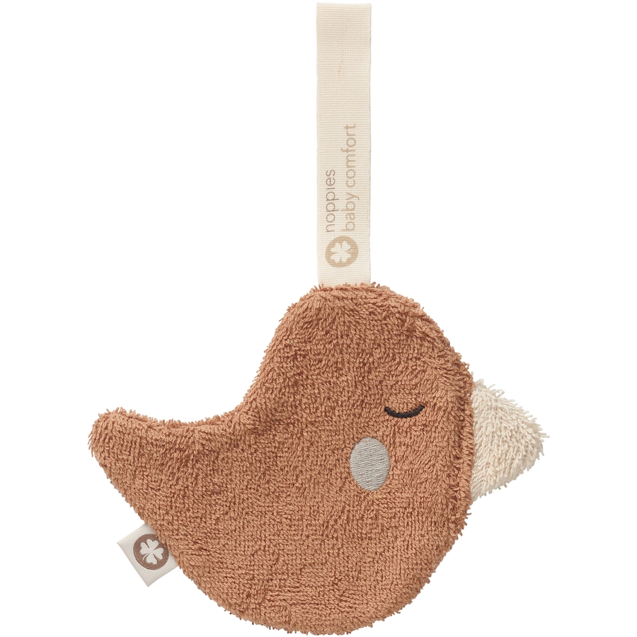 Noppies Schnullertuch Duck pacifier cloth Indian Tan