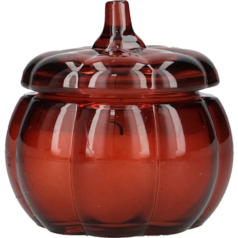 Efterårs græskar duftlys i glas 85x85 mm - flere varianter - assorteret