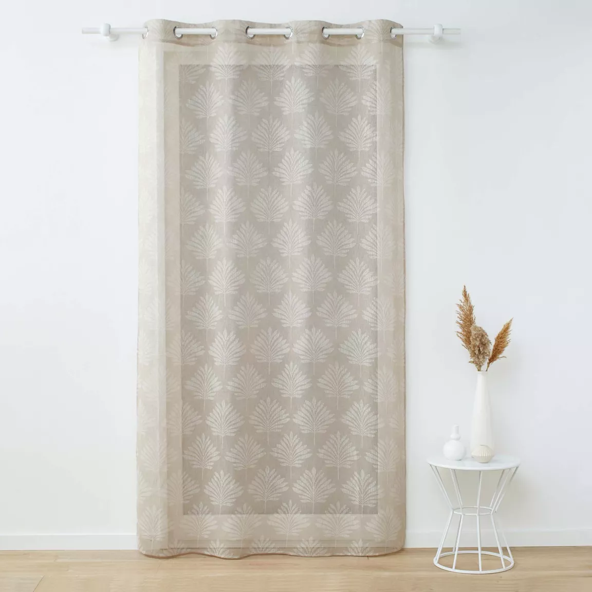 Voilage tissé (140 x 240 cm) Levita Taupe