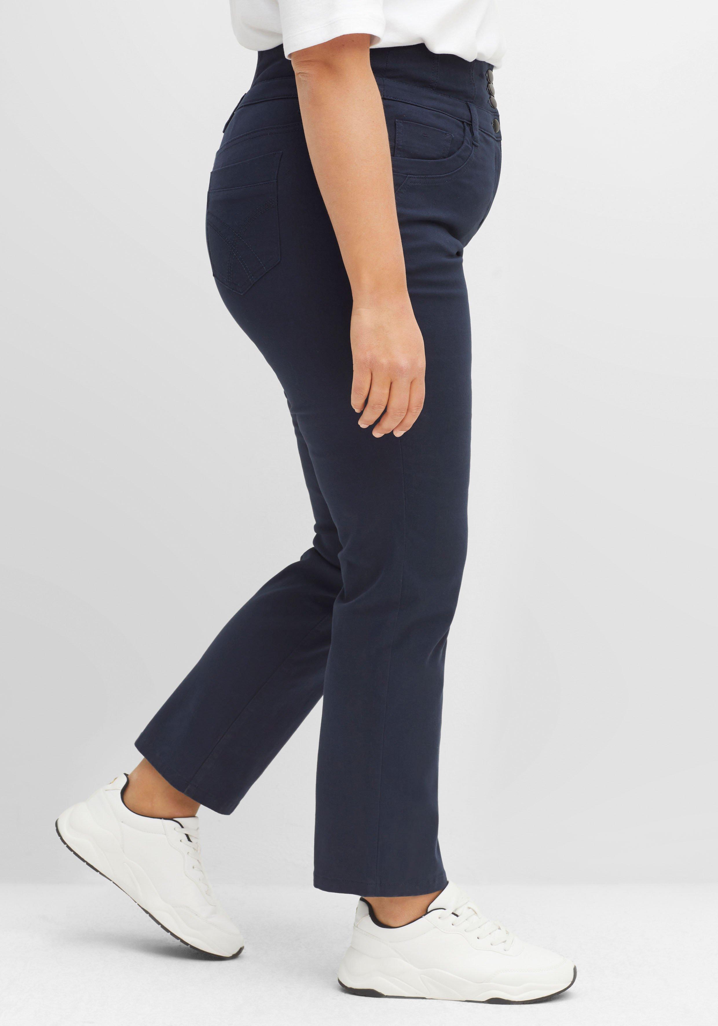 Gerade Twillhose in Curvy-Schnitt ANNE