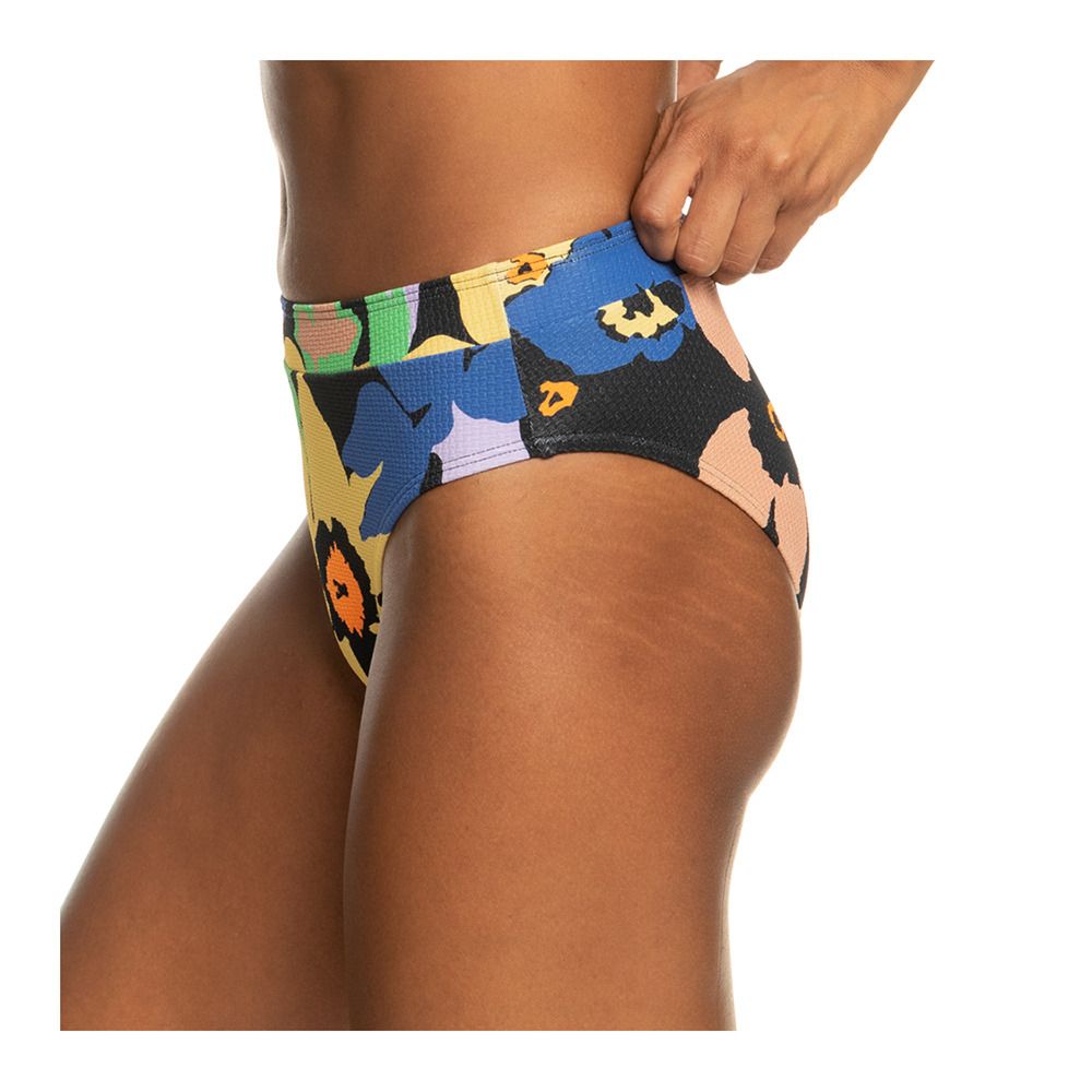 Roxy COLOR JAM - Bas de maillot de bain Femme anthracite flower ja
